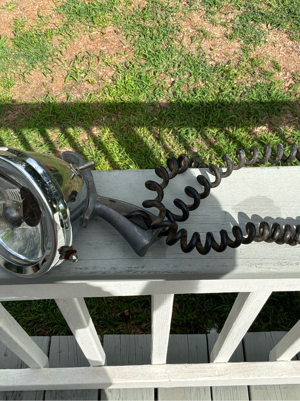 Vintage G.E Chrome Spotlight‎ with Ratrod Pistol Grip